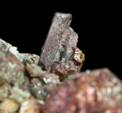 Chalcopyrite, Magnetite, Pyrite, Calcite from French Creek Iron Mines, St. Peters, Chester County, Pennsylvania