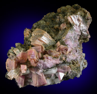 Inesite with Julgoldite from Hale Creek Mine, Trinity County, California