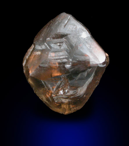 Diamond 3.77 carat red-brown octahedral crystal) from Argyle Mine, Kimberley, Western Australia, Australia