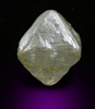 Diamond (4.57 carat greenish-gray octahedral crystal) from Bakwanga Mine, Mbuji-Mayi (Miba), Democratic Republic of the Congo