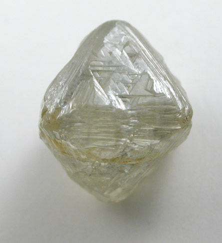 Diamond (4.57 carat greenish-gray octahedral crystal) from Bakwanga Mine, Mbuji-Mayi (Miba), Democratic Republic of the Congo