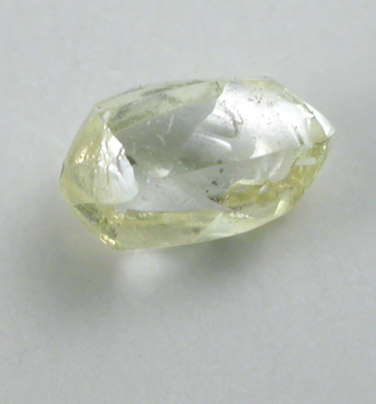 Diamond (0.15 carat fancy-yellow dodecahedral crystal) from Northern Cape Province, South Africa