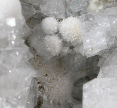 Chabazite and Mesolite from Trap rock quarry near Spray, Wheeler County, Oregon