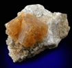 Fluorite on Calcite from Pint's Quarry, Raymond, Black Hawk County, Iowa
