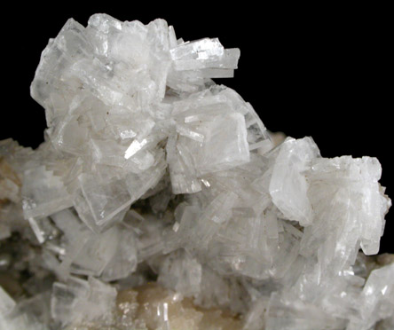 Barite on Calcite from Minerva #1 Mine (Ozark-Mahoning No. 1 Mine), Cave-in-Rock District, Hardin County, Illinois