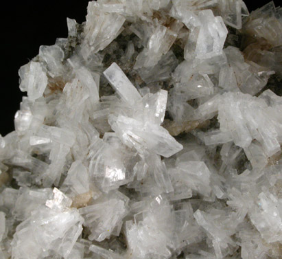 Barite on Calcite from Minerva #1 Mine (Ozark-Mahoning No. 1 Mine), Cave-in-Rock District, Hardin County, Illinois