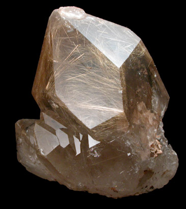 Quartz with Rutile inclusions (Rutilated Quartz) from Novo Horizonte, Bahia, Brazil