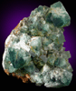 Fluorite (twinned crystals) with Galena from Rogerley Mine, Weardale, County Durham, England