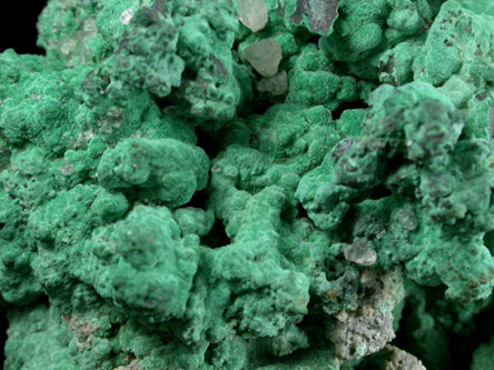 Malachite over Cuprite from Redruth District, Cornwall, England