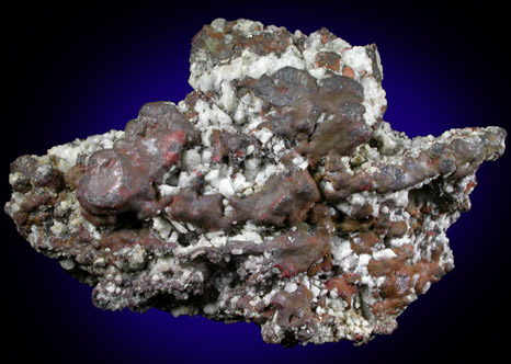 Copper, Quartz, Cuprite, Tetrahedrite from United Mines, Gwennap, Cornwall, England