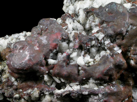 Copper, Quartz, Cuprite, Tetrahedrite from United Mines, Gwennap, Cornwall, England