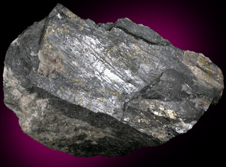 Scheelite with Ferberite from Cornwall, England