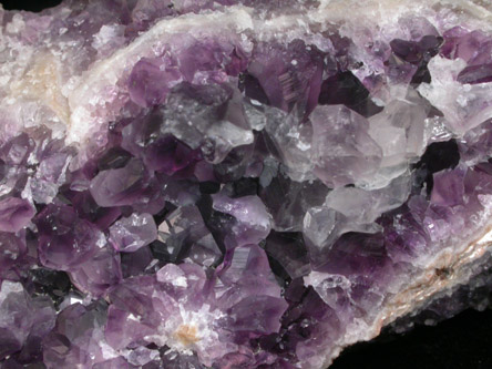 Quartz var. Amethyst from Ballowal Cliff Mine, St. Just, Cornwall, England