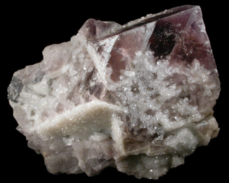 Fluorite with Quartz from Alston Moor, Cumbria, England