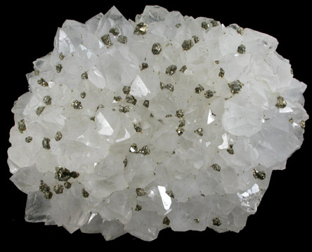 Quartz with Pyrite from Wheal Jane, Kea, Cornwall, England