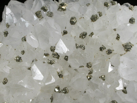 Quartz with Pyrite from Wheal Jane, Kea, Cornwall, England