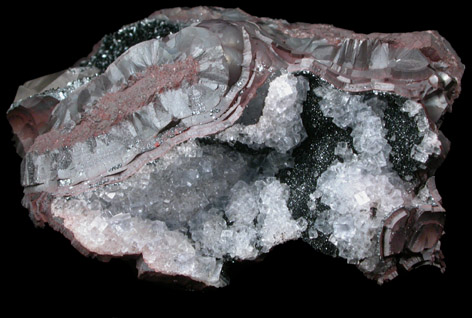 Fluorite, Quartz, Hematite from Florence Mine, Egremont, Cumbria, England
