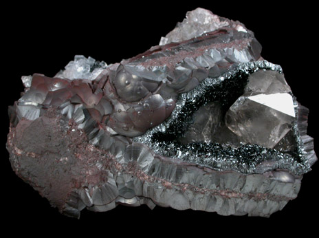 Fluorite, Quartz, Hematite from Florence Mine, Egremont, Cumbria, England