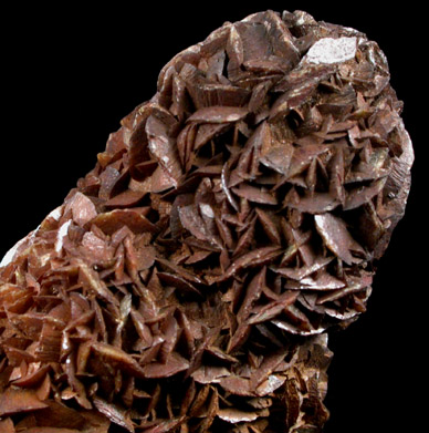 Siderite on Quartz from Carn Brea Mine, Launceston, Cornwall, England