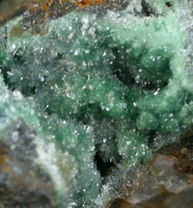 Pharmacosiderite from Wheal Gorland, St. Day, Cornwall, England