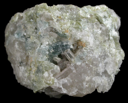 Fluorapatite with Quartz from Megiliggar Rocks (Tremearne pegmatite), Breage, Cornwall, England