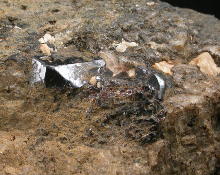 Microcline with Titanite from Smart Mine, Eganville, Ontario, Canada