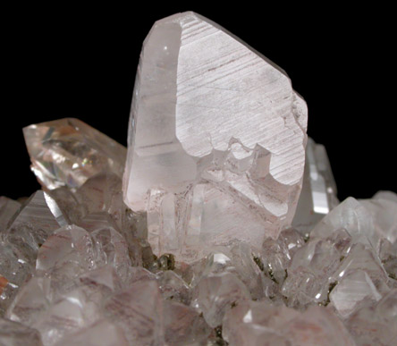 Calcite and Quartz from Roncari Quarry, East Granby, Hartford County, Connecticut