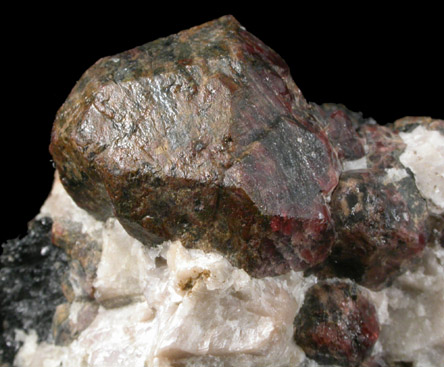 Almandine Garnet from Mount Mica Quarry, Paris, Oxford County, Maine