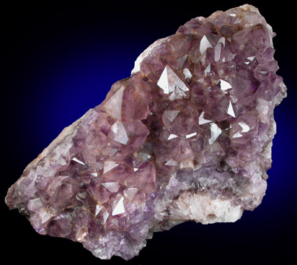 Quartz var. Amethyst with Hematite inclusions from Thunder Bay Amethyst Mine, East Loon Lake, Ontario, Canada