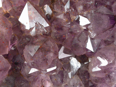 Quartz var. Amethyst with Hematite inclusions from Thunder Bay Amethyst Mine, East Loon Lake, Ontario, Canada