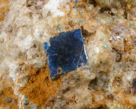 Boleite in matrix from Amelia Mine, Boleo District, near Santa Rosalia, Baja California Sur, Mexico (Type Locality for Boleite)