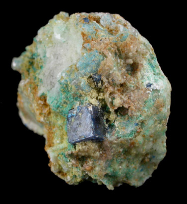 Boleite in matrix from Amelia Mine, Boleo District, near Santa Rosalia, Baja California Sur, Mexico (Type Locality for Boleite)