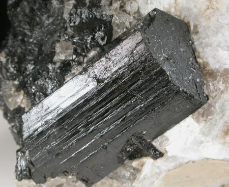 Schorl Tourmaline from (Mt. Tom?) Moodus, Middlesex County, Connecticut