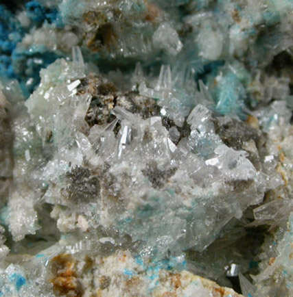 Penfieldite, Boleite, Cerussite from Sierra Gorda, Antofagasta, Chile