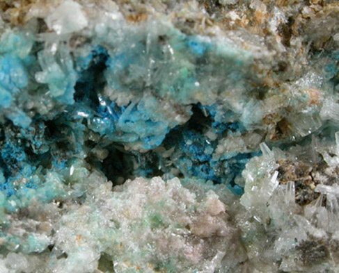 Penfieldite, Boleite, Cerussite from Sierra Gorda, Antofagasta, Chile