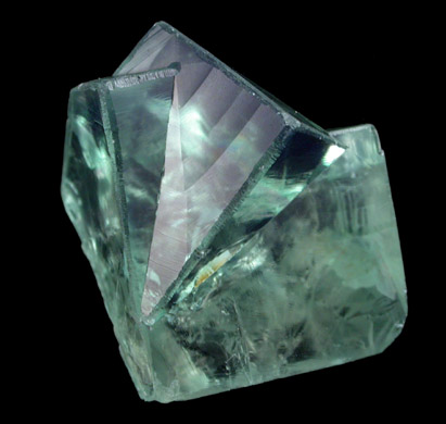 Fluorite (interpenetrant twins) from Heights Mine, Westgate, Weardale District, County Durham, England