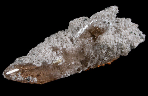 Holfertite on Topaz from Starvation Canyon (Searles Canyon), Thomas Range, Juab County, Utah (Type Locality for Holfertite)