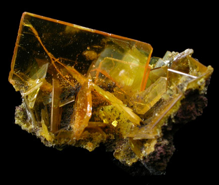 Wulfenite from San Francisco Mine, Cerro Prieto, north of Cucurpe, Sonora, Mexico