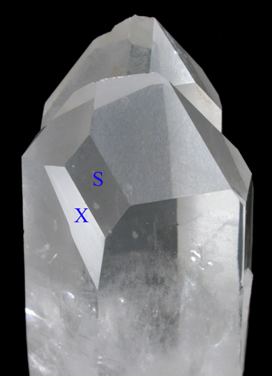 Quartz with S- and X-faces from Tambobolehibe, Madagascar