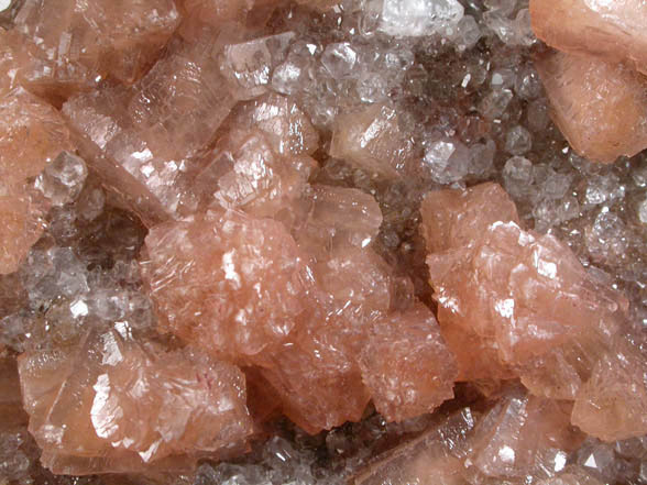 Olmiite on Calcite from N'Chwaning II Mine, Kalahari Manganese Field, Northern Cape Province, South Africa (Type Locality for Olmiite)