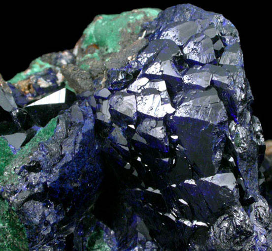 Azurite with Malachite from Bisbee, Warren District, Cochise County, Arizona