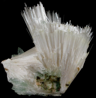 Mesolite with Apophyllite from Pashan Hill Quarry, Maharashtra, India