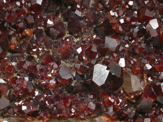 Spessartine Garnet on Quartz with Hyalite Opal from Mengna, Hunan, China