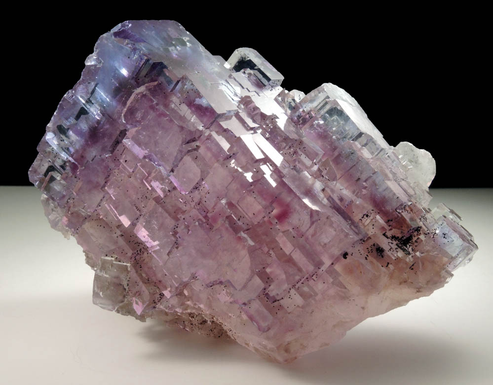 Fluorite (bi-colored zoned crystals) from Minerva #1 Mine, Cave-in-Rock District, Hardin County, Illinois
