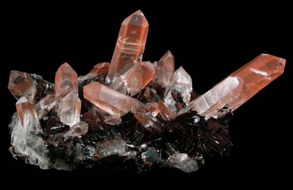 Quartz and Hematite from Jinlong Iron Mine, Longchuan, Guandong, China