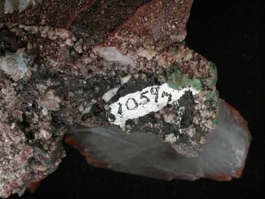 Barite with Hematite inclusions from Frizington, West Cumberland Iron Mining District, Cumbria, England