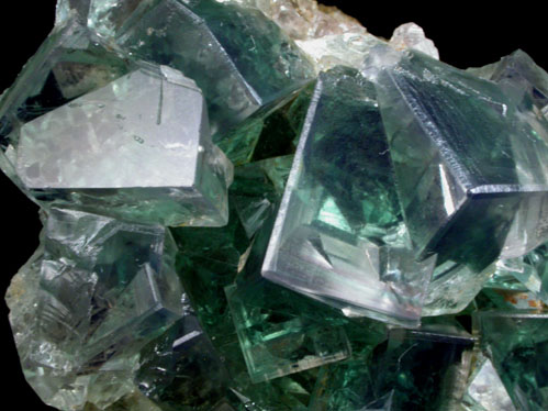 Fluorite (twinned crystals) from Weardale, County Durham, England