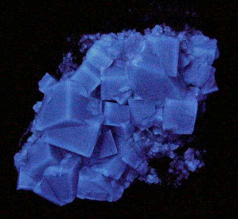 Fluorite (twinned crystals) from Weardale, County Durham, England