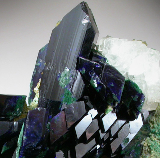 Azurite and Malachite from Tsumeb Mine, Otavi-Bergland District, Oshikoto, Namibia