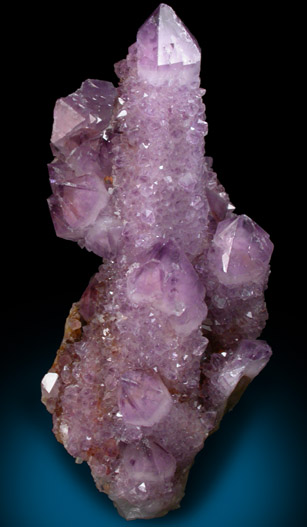 Quartz var. Amethyst (Cactus Quartz) from Boekenhouthoek area, Mpumalanga Province, South Africa